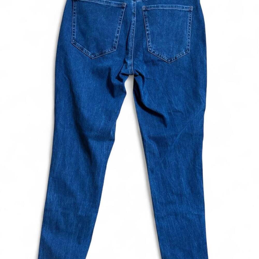 Express High Rise Split Hem Ankle Jeans - Picture 5 of 7